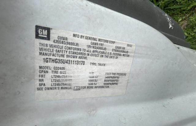2003 GMC Savana G3500