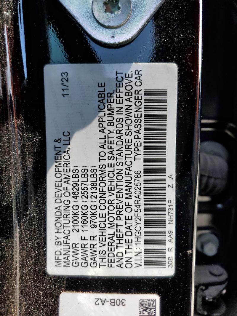 2024 Honda Accord Hybrid Sport