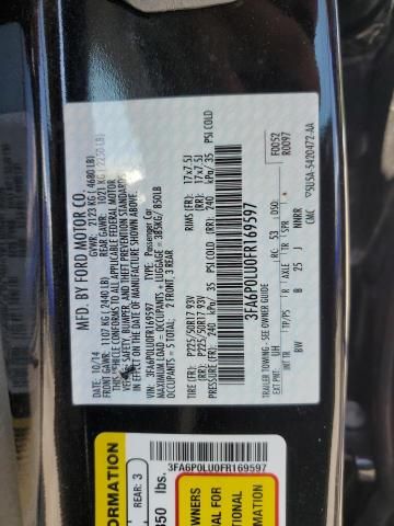 2015 Ford Fusion SE Hybrid