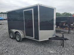 Salvage trucks for sale at Madisonville, TN auction: 2025 Unknown 2025 Steel Pines 6X12TA2 Enclosed Cargo Trailer