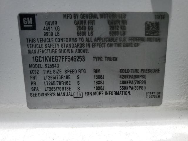 2015 Chevrolet Silverado K2500 Heavy Duty LT