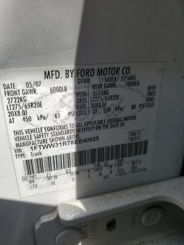 2008 Ford F350 SRW Super Duty