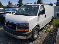 Salvage trucks for sale at Graham, WA auction: 2015 GMC Savana G2500