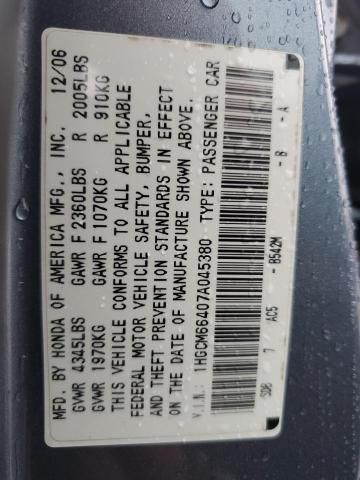 2007 Honda Accord SE