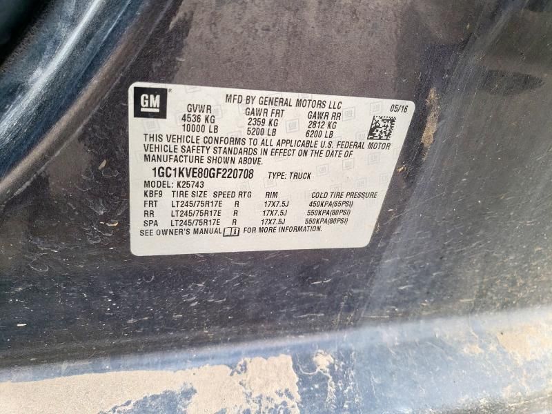 2016 Chevrolet Silverado K2500 Heavy Duty LT