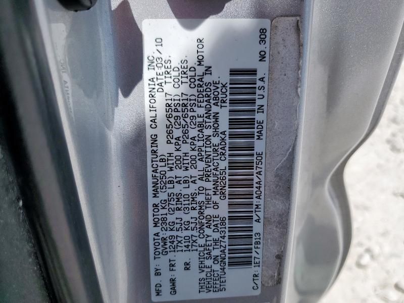 2010 Toyota Tacoma Prerunner Access Cab