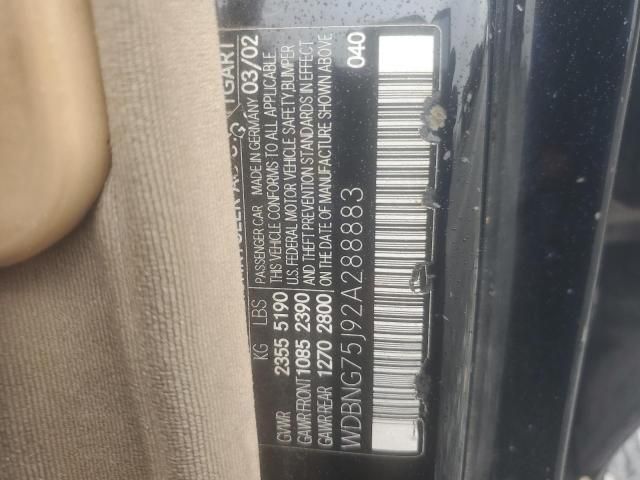 2002 Mercedes-Benz S 500