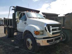 Salvage trucks for sale at Marlboro, NY auction: 2012 Ford F750 Super Duty Dump Truck
