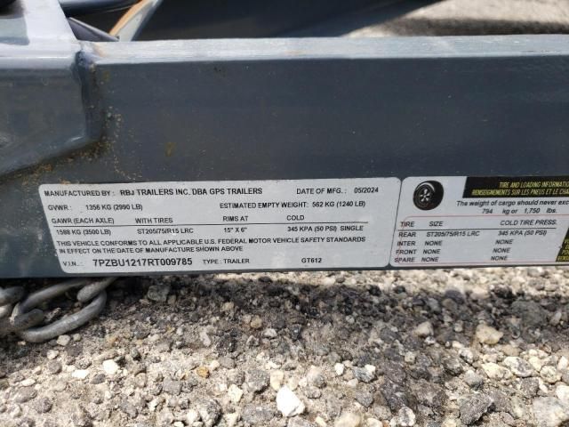 2024 Other 2024 GPS GT612 Utility Trailer