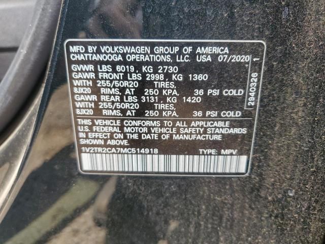 2021 Volkswagen Atlas SEL Premium