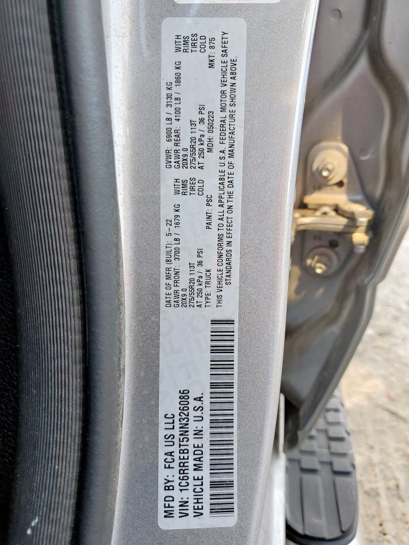 2022 Dodge RAM 1500 BIG HORN/LONE Star