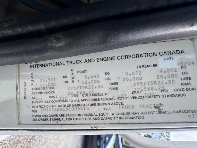 2005 International 9200 9200I