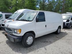 Salvage Trucks with No Bids Yet For Sale at auction: 2001 Ford Econoline E150 Van