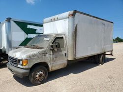 Salvage trucks for sale at China Grove, NC auction: 2005 Ford Econoline E450 Super Duty Cutaway Van