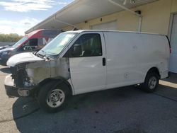 Salvage trucks for sale at Exeter, RI auction: 2021 Chevrolet Express G2500