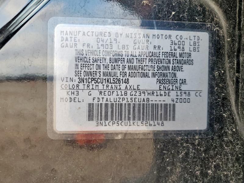 2019 Nissan Kicks S