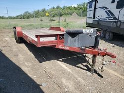 Salvage trucks for sale at Chambersburg, PA auction: 2022 Load N Go 20' Flatbed 7K Equipment Trailer