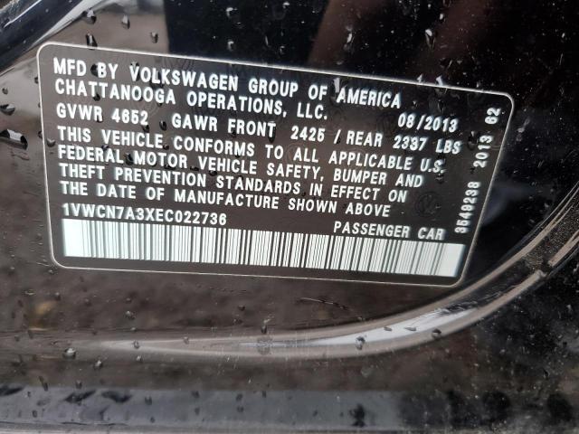 2014 Volkswagen Passat sel