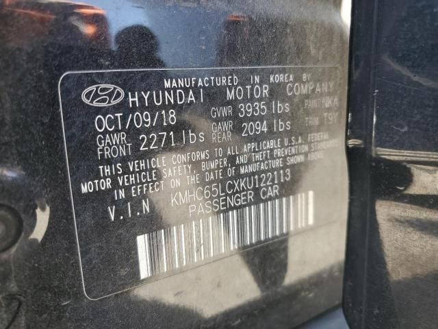 2019 Hyundai Ioniq Blue