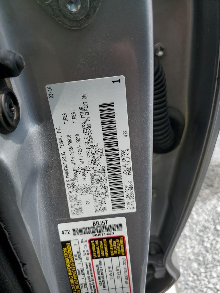 2016 Toyota Tundra SR5
