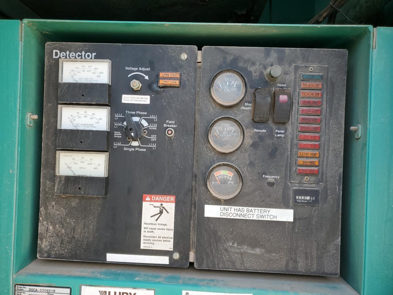 2001 Cummins Dgca-5004518 Generation