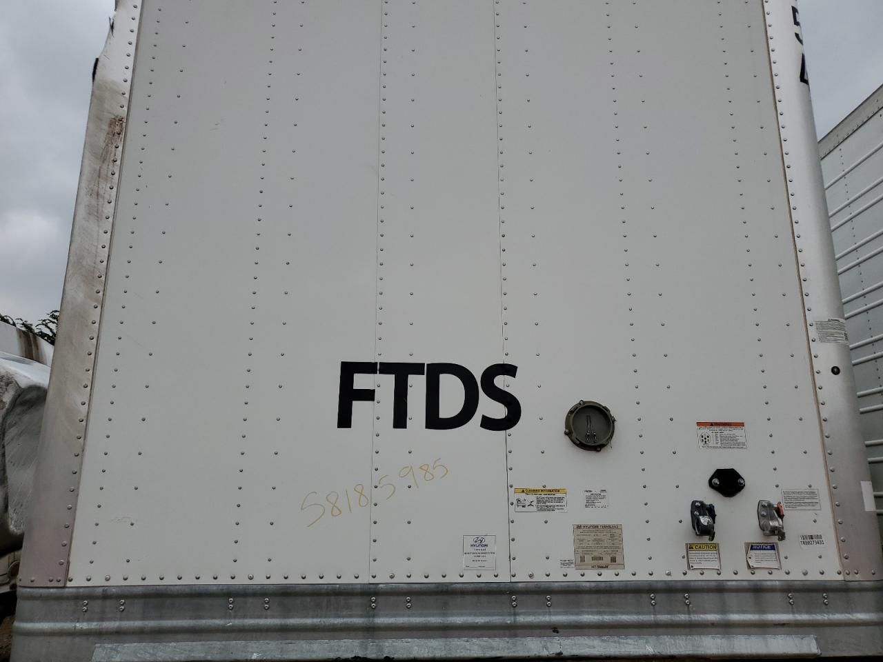 2023 Hyundai Translead VC2480152-JRS DRY Van Trailer