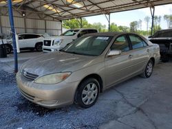 Salvage cars for sale from Copart Cartersville, GA: 2003 Toyota Camry LE