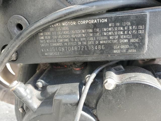 2007 Suzuki GSX-R600