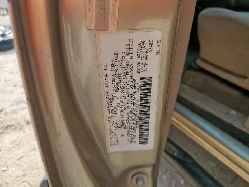 2002 Toyota Tundra Access Cab