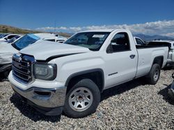 Salvage trucks for sale at Magna, UT auction: 2016 GMC Sierra C1500