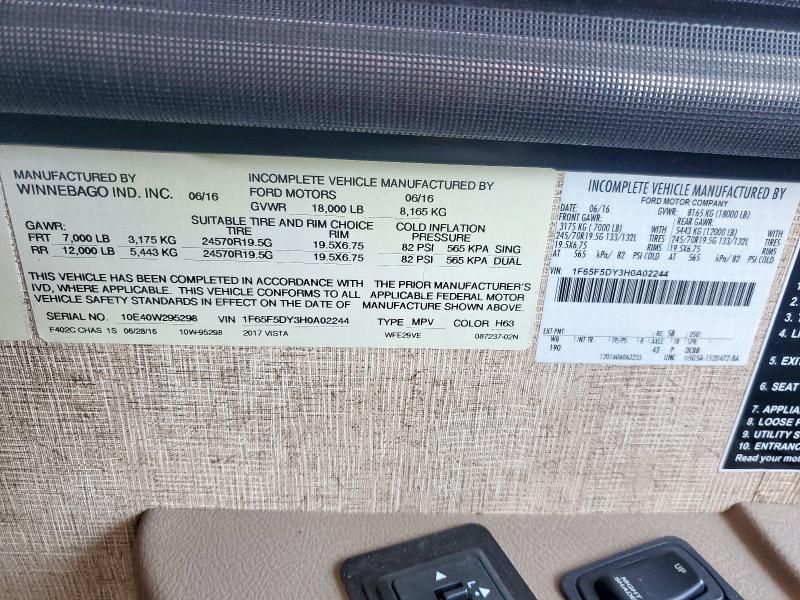 2017 Winnebago 2017 Ford F53