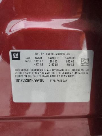 2015 Chevrolet Cruze LT