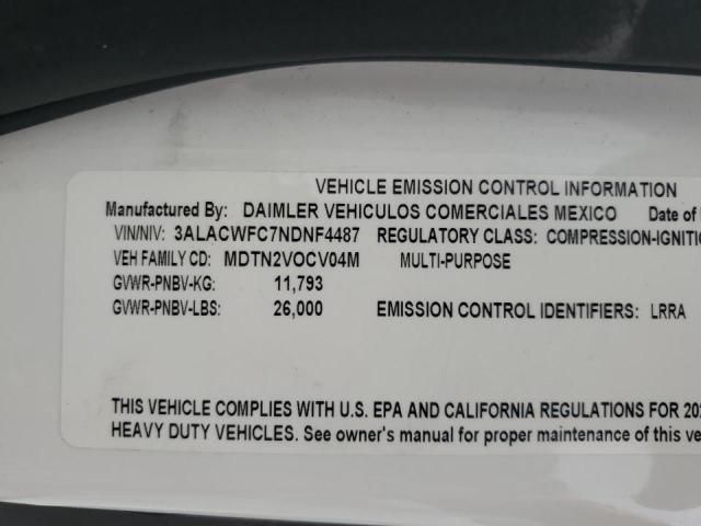 2022 Freightliner M2 106 Medium Duty