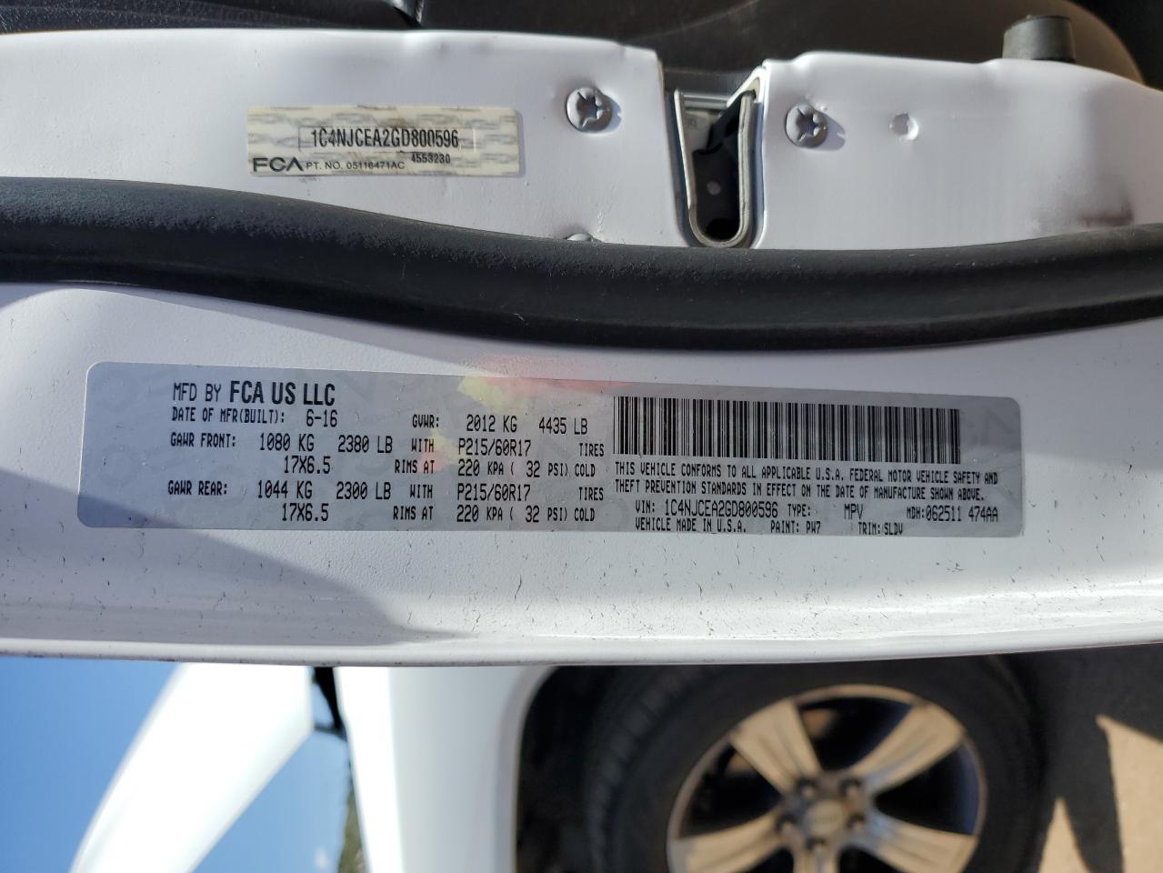 2016 Jeep Compass Latitude