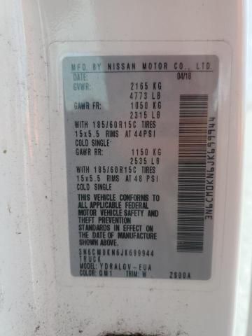 2018 Nissan NV200 2.5S