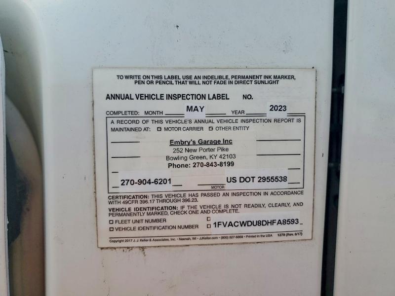2013 Freigliner 2013 Freightliner Business Class M2 BOX Truck
