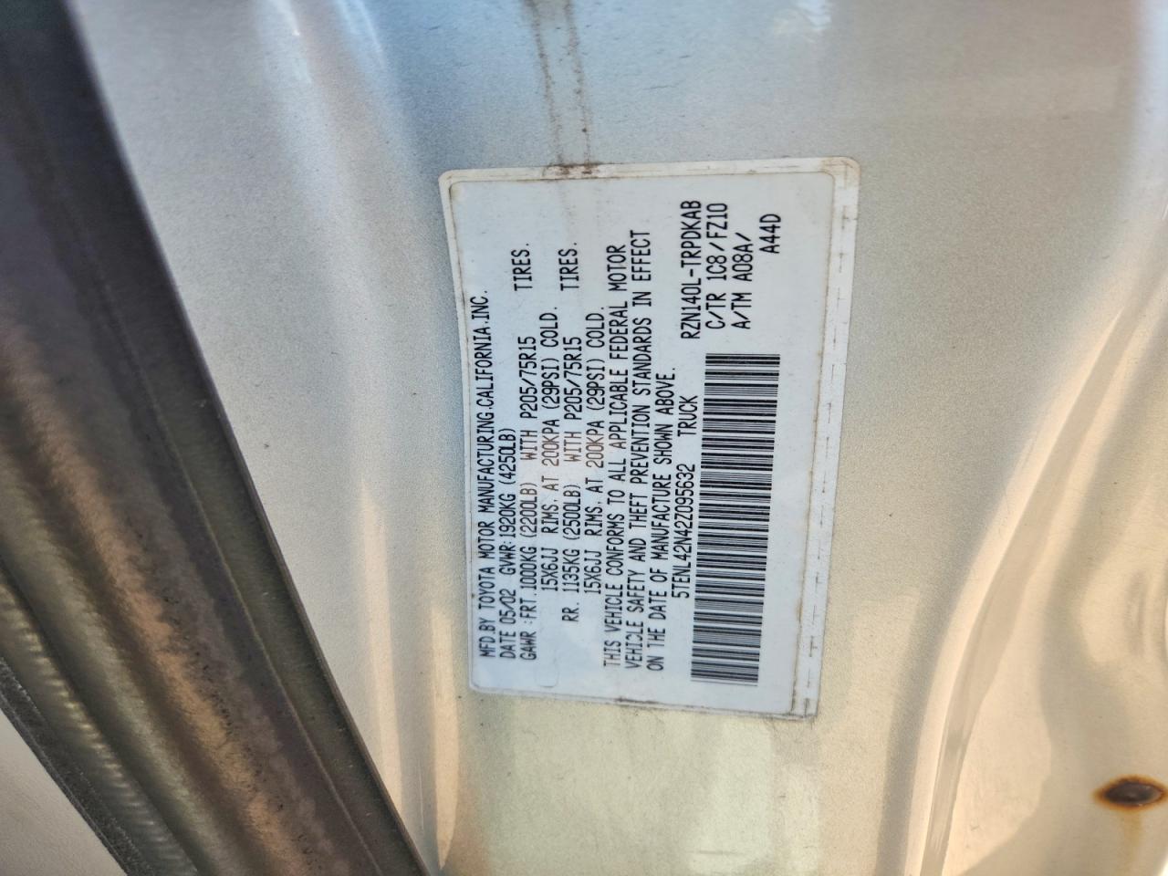 2002 Toyota Tacoma Base