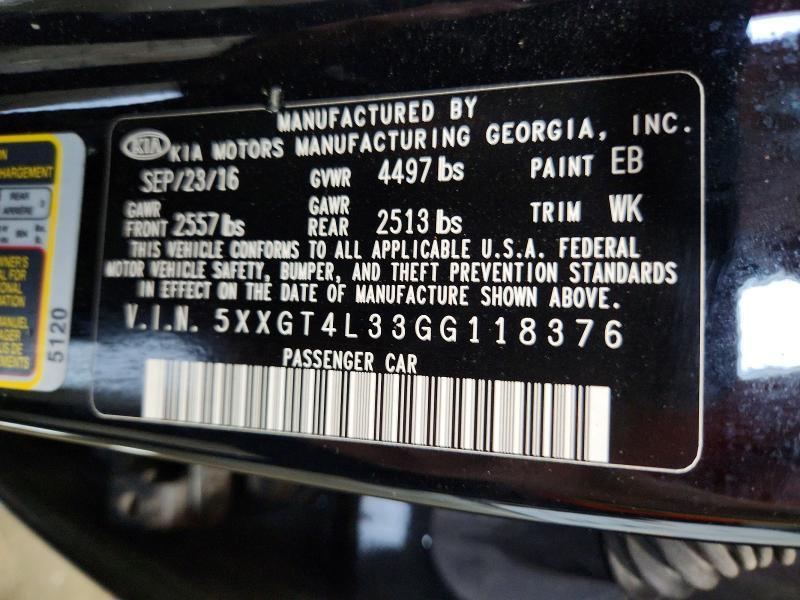 2016 KIA Optima lx