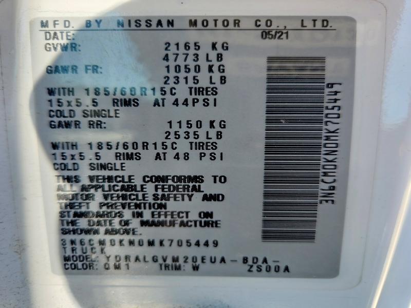 2021 Nissan NV200 SV