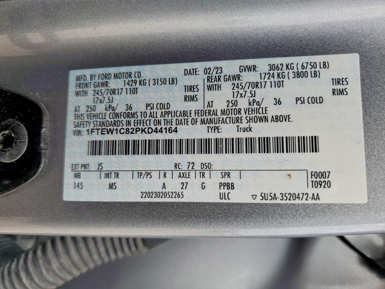 2023 Ford F150 Supercrew
