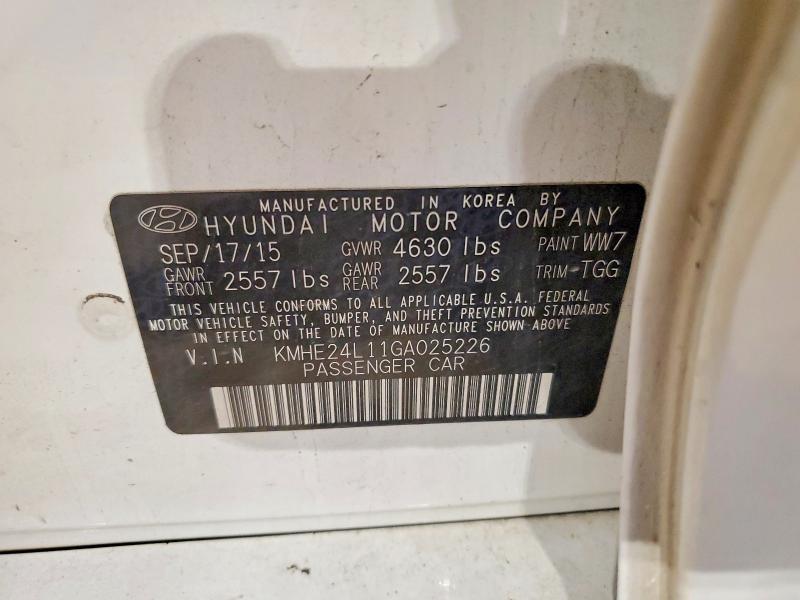 2016 Hyundai Sonata Hybrid se