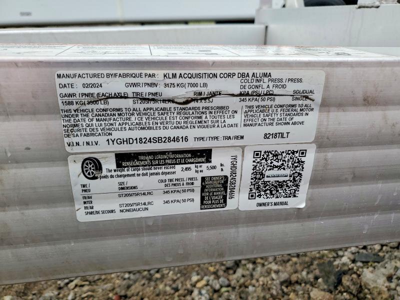 2025 Axps - Aluma 2025 Aluma 8218TILT Utility Trailer