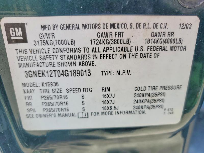 2004 Chevrolet Avalanche K1500