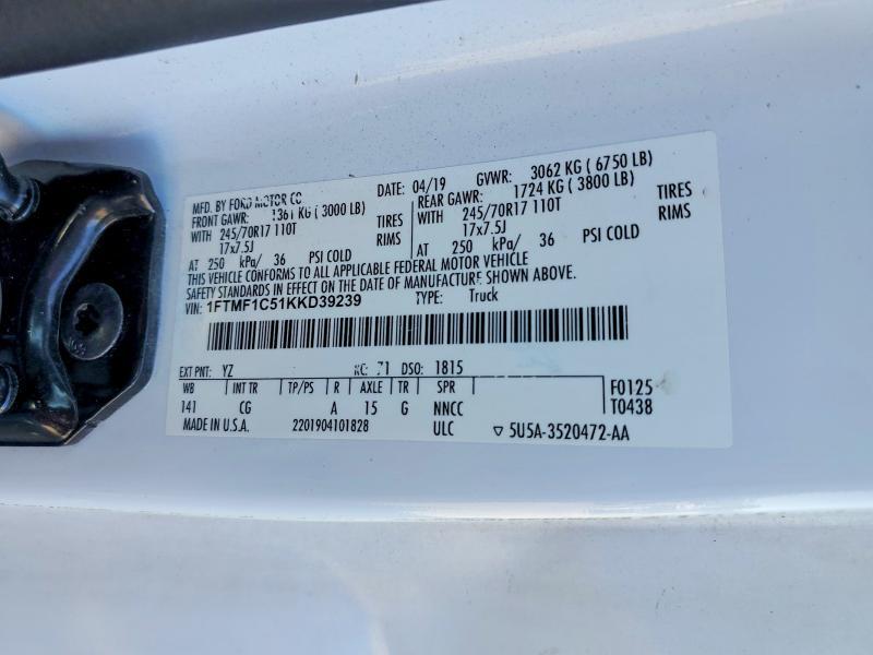 2019 Ford F150