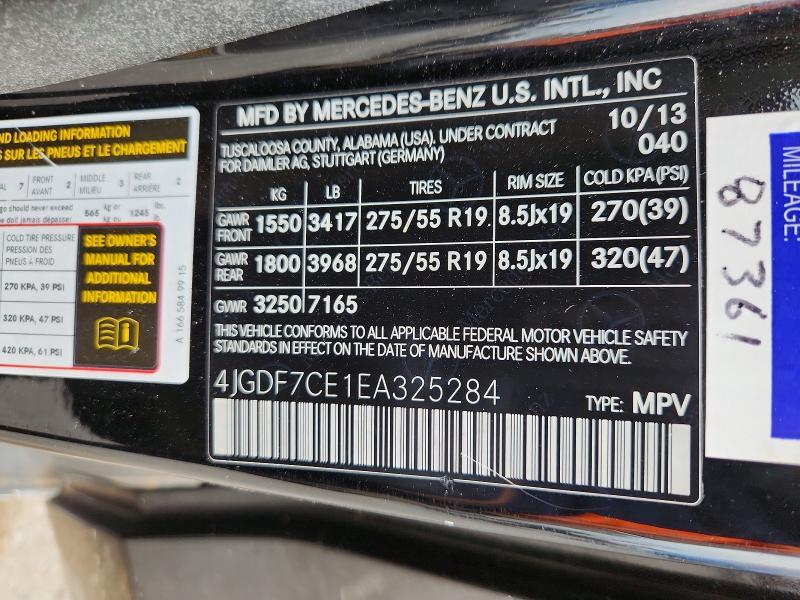 2014 Mercedes-Benz Gl 450 4matic
