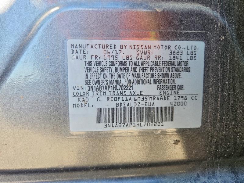 2017 Nissan Sentra sv