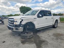 Salvage trucks for sale at Orlando, FL auction: 2015 Ford F150 Supercrew