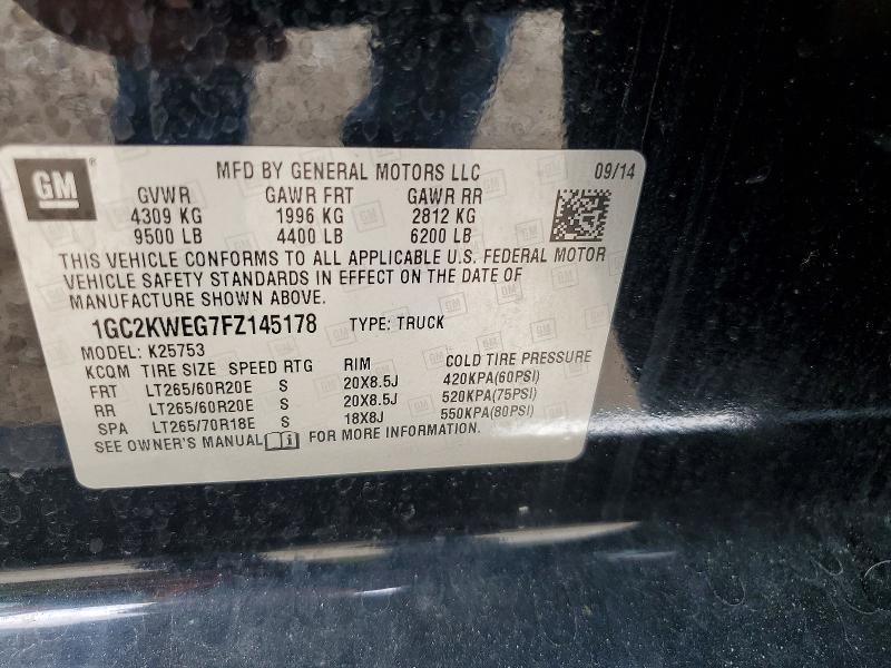 2015 Chevrolet Silverado K2500 Heavy Duty ltz