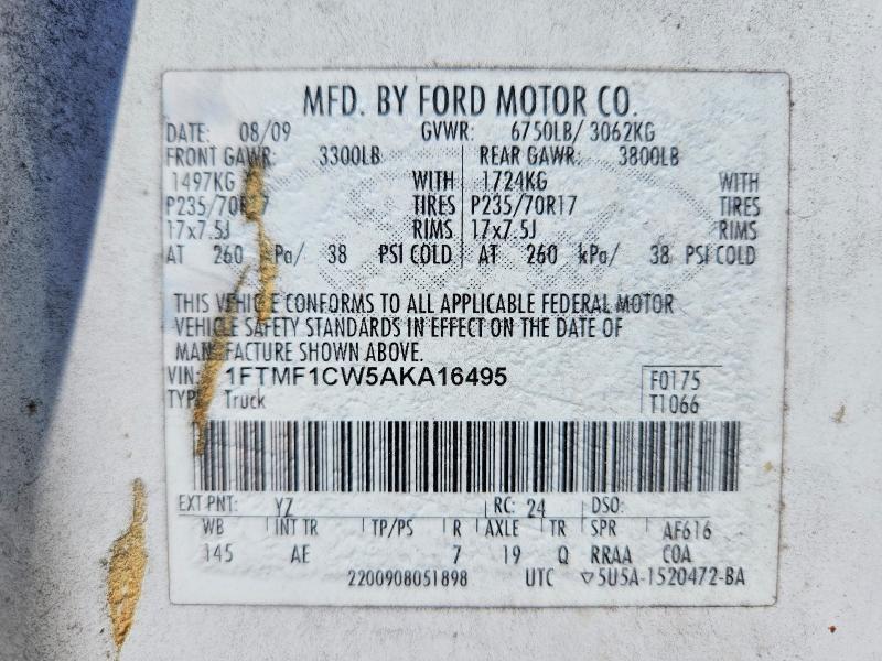 2010 Ford F150