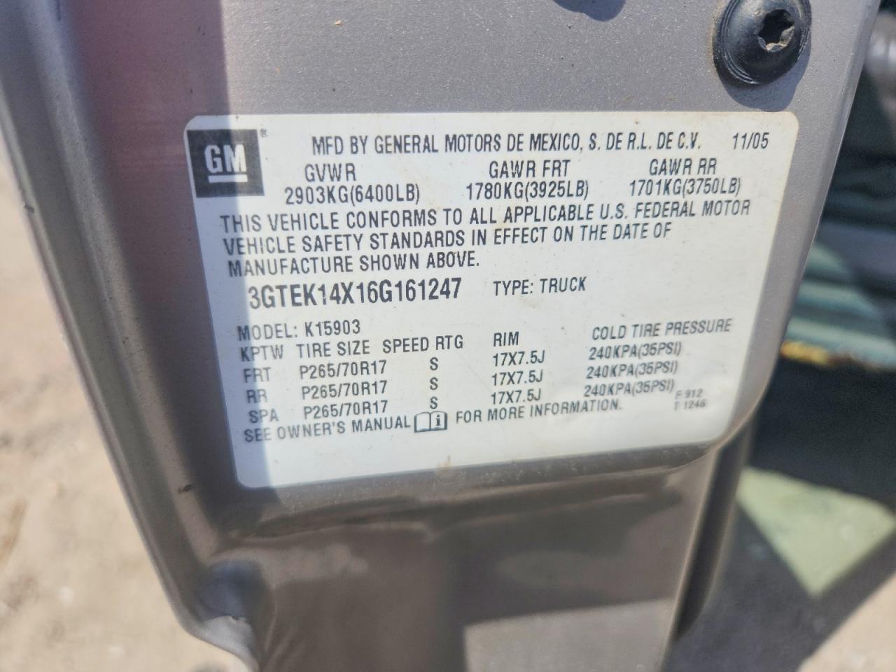 2006 GMC New Sierra K1500
